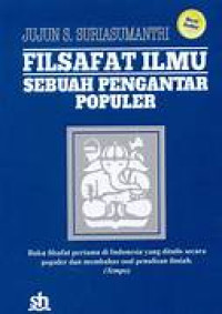Image of Filsafat Ilmu Sebuah Pengantar Populer
